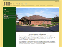 Tablet Screenshot of hometowninsurance.net