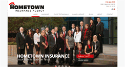 Desktop Screenshot of hometowninsurance.us